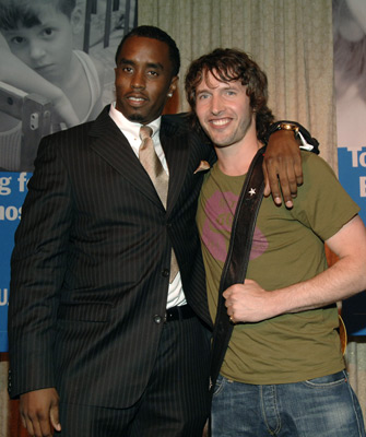 Sean Combs and James Blunt