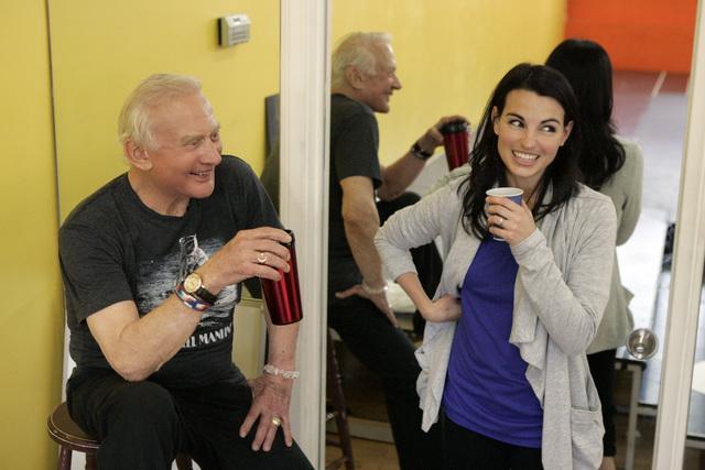 Still of Buzz Aldrin and Ashly DelGrosso in Dancing with the Stars: Round One: Part 1 (2010)