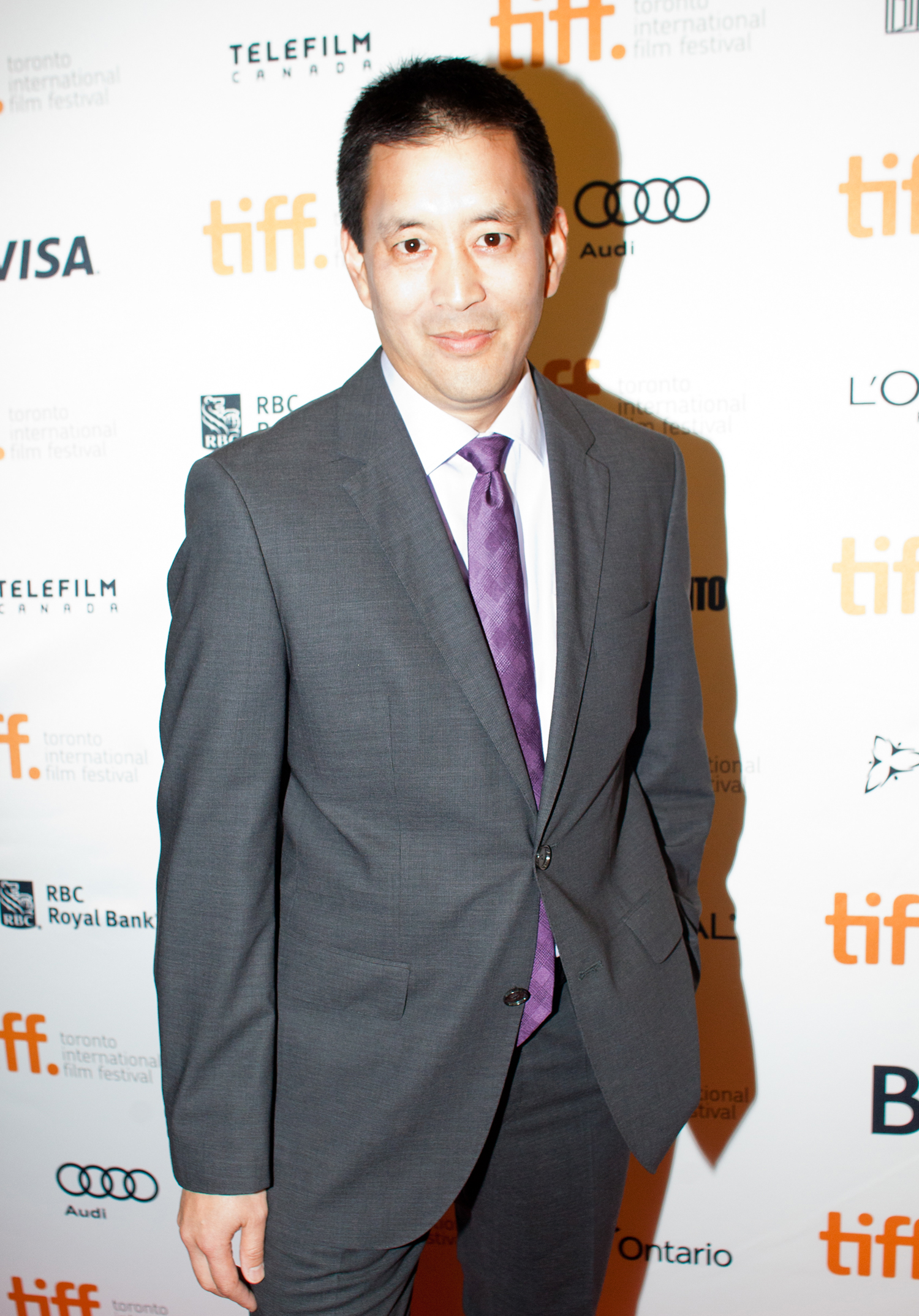 Scott Takeda walks the red carpet for DALLAS BUYERS CLUB at the 2013 Toronto International Film Festival.