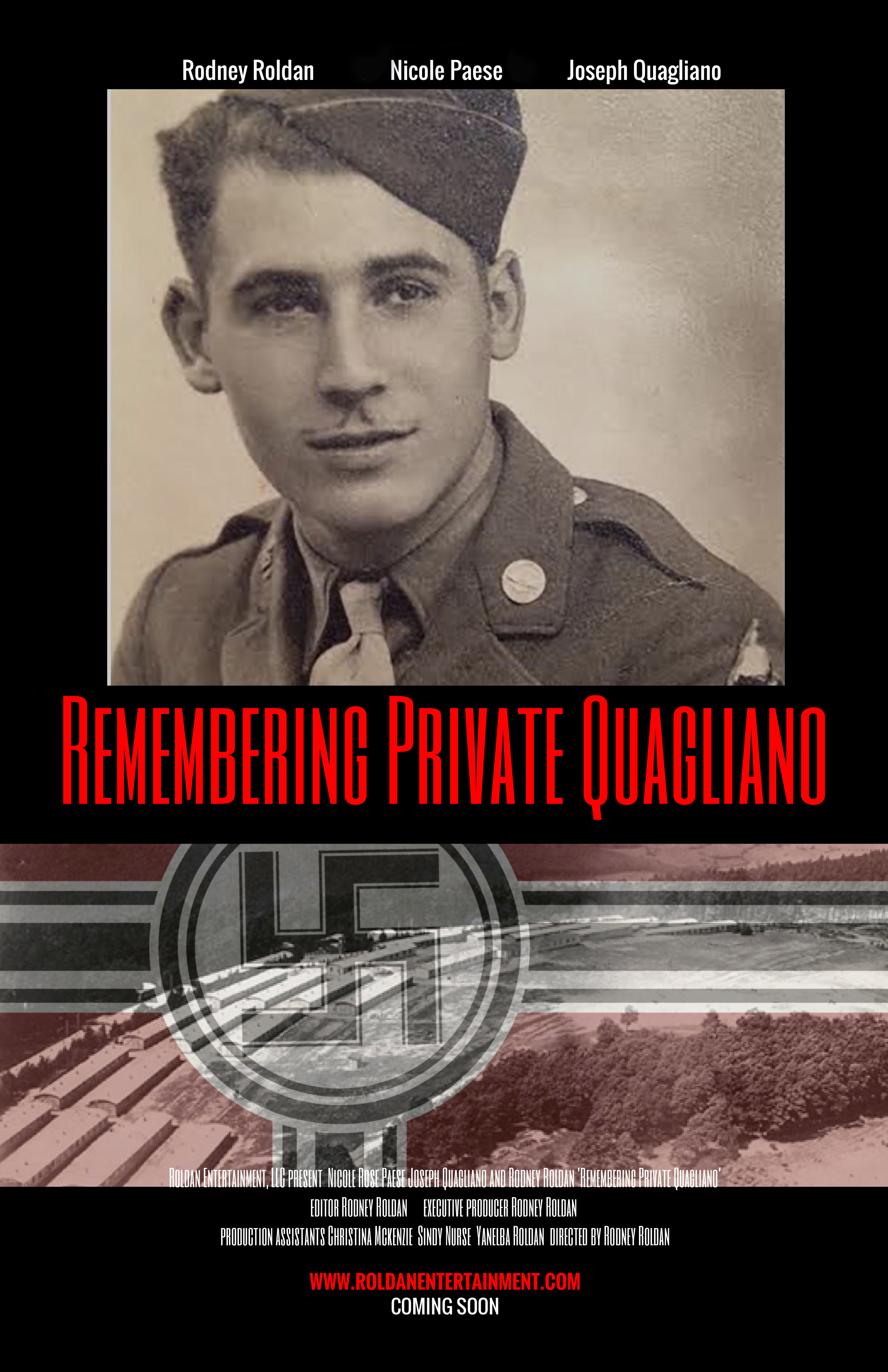 Remembering Private Quagliano - Official Poster
