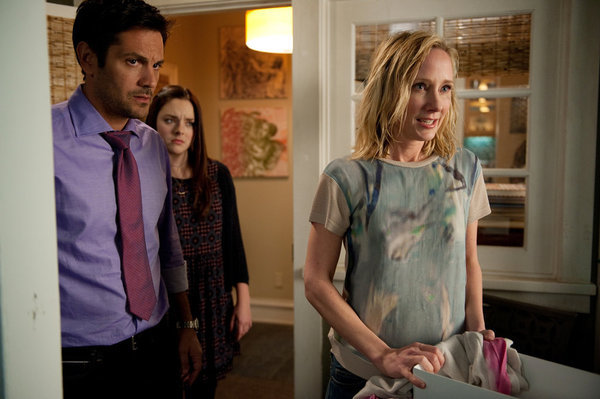 Still of Anne Heche, Michael Landes and Madison Davenport in Save Me (2013)