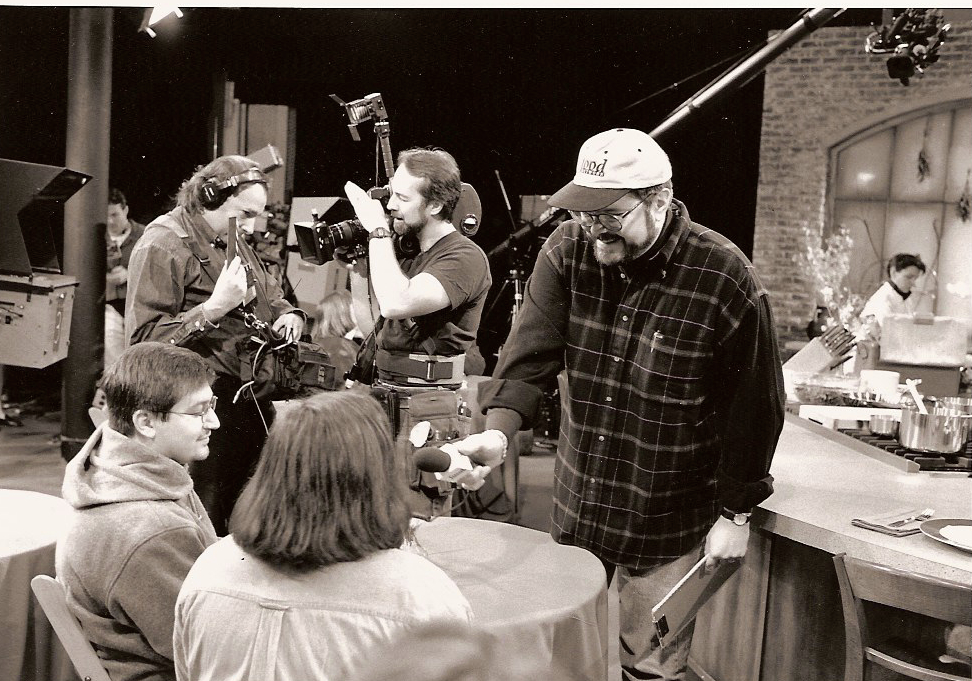 Steven Jon Whritner and film crew (Jerry Stein & Paul Koestner) on the set of 
