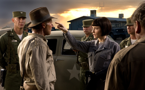 Still of Harrison Ford, Cate Blanchett and Igor Jijikine in Indiana Dzounsas ir kristolo kaukoles karalyste (2008)