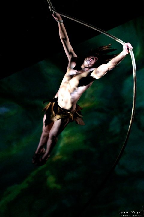 Tarzan Spinning in the Golden Mickeys Theatre, Hong Kong Disneyland