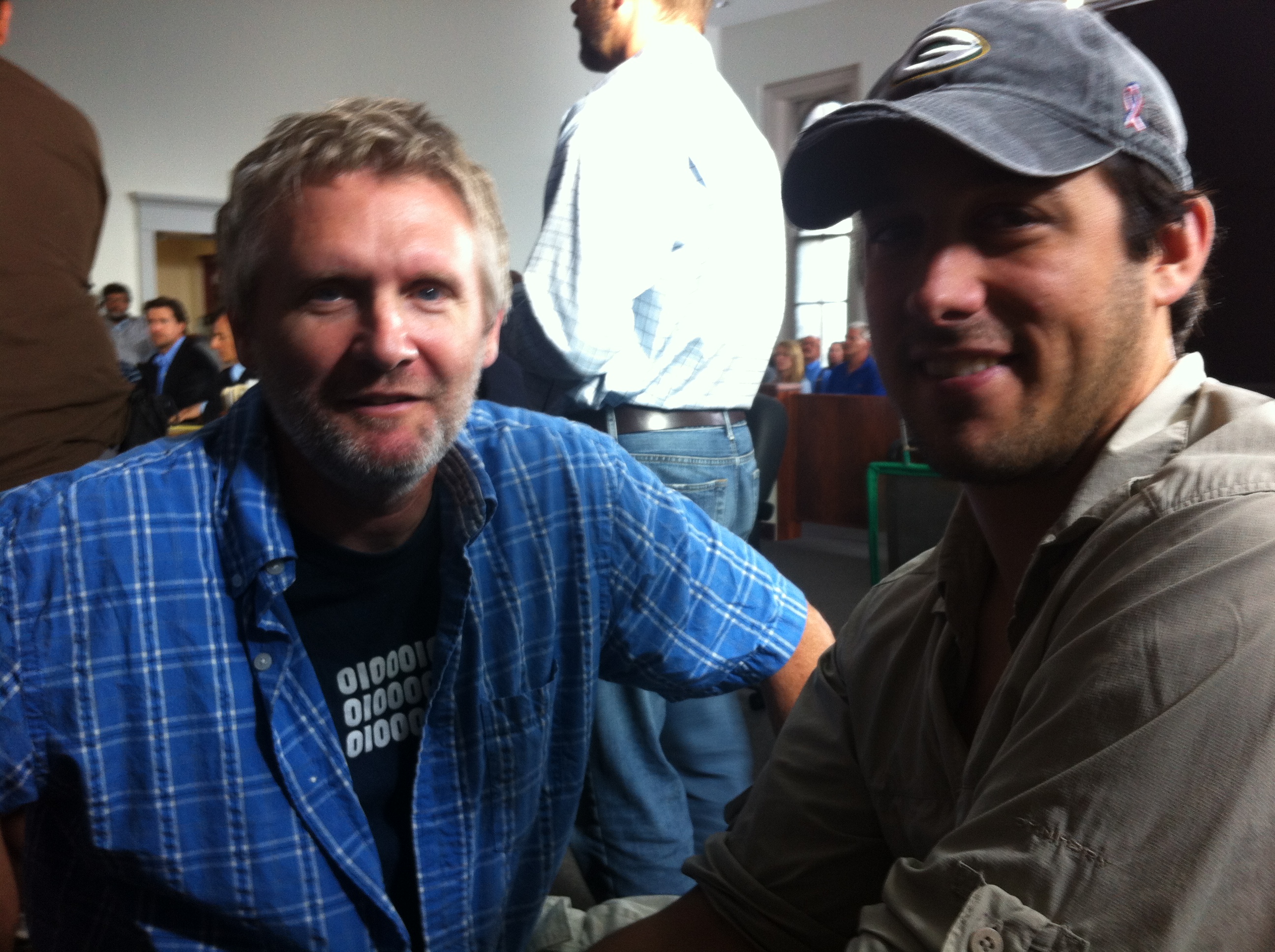 On set of Acts of God with A/C Steadicam operator Spencer Meffert, 2012