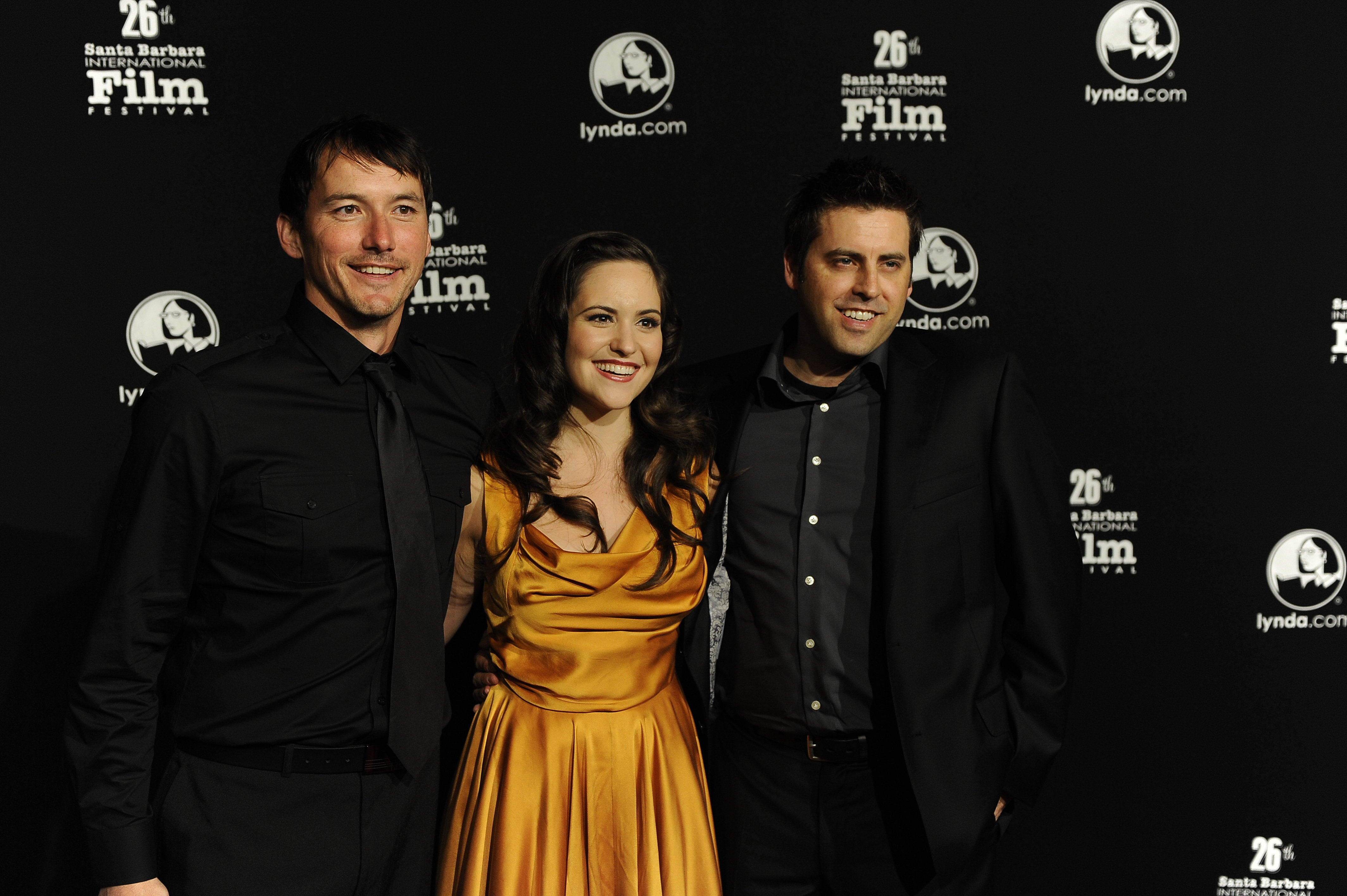 Actors Cohen Holloway and Inge Rademeyer and Director Mike Wallis