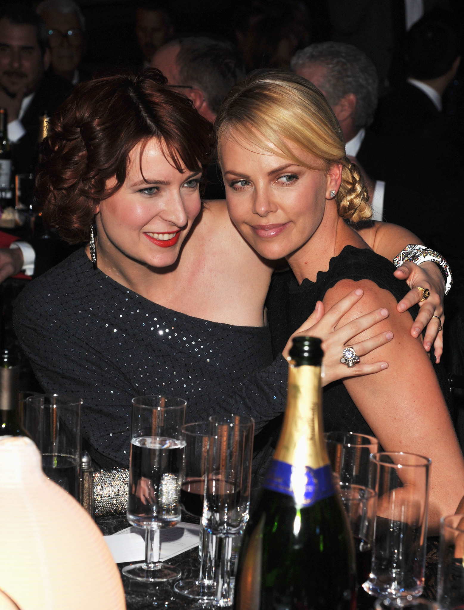 Charlize Theron and Diablo Cody