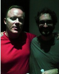 Dan Murphy & Jay Duplass at the Austin Film Society Moviemaker Dialogue event for Jay Duplass