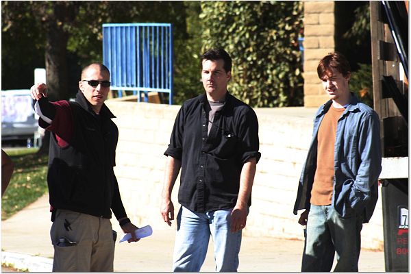 Assistant directing along side Mark Parry (D.P.) and Joseph Mazzello (Dir) on the set of Matters of Life and Death