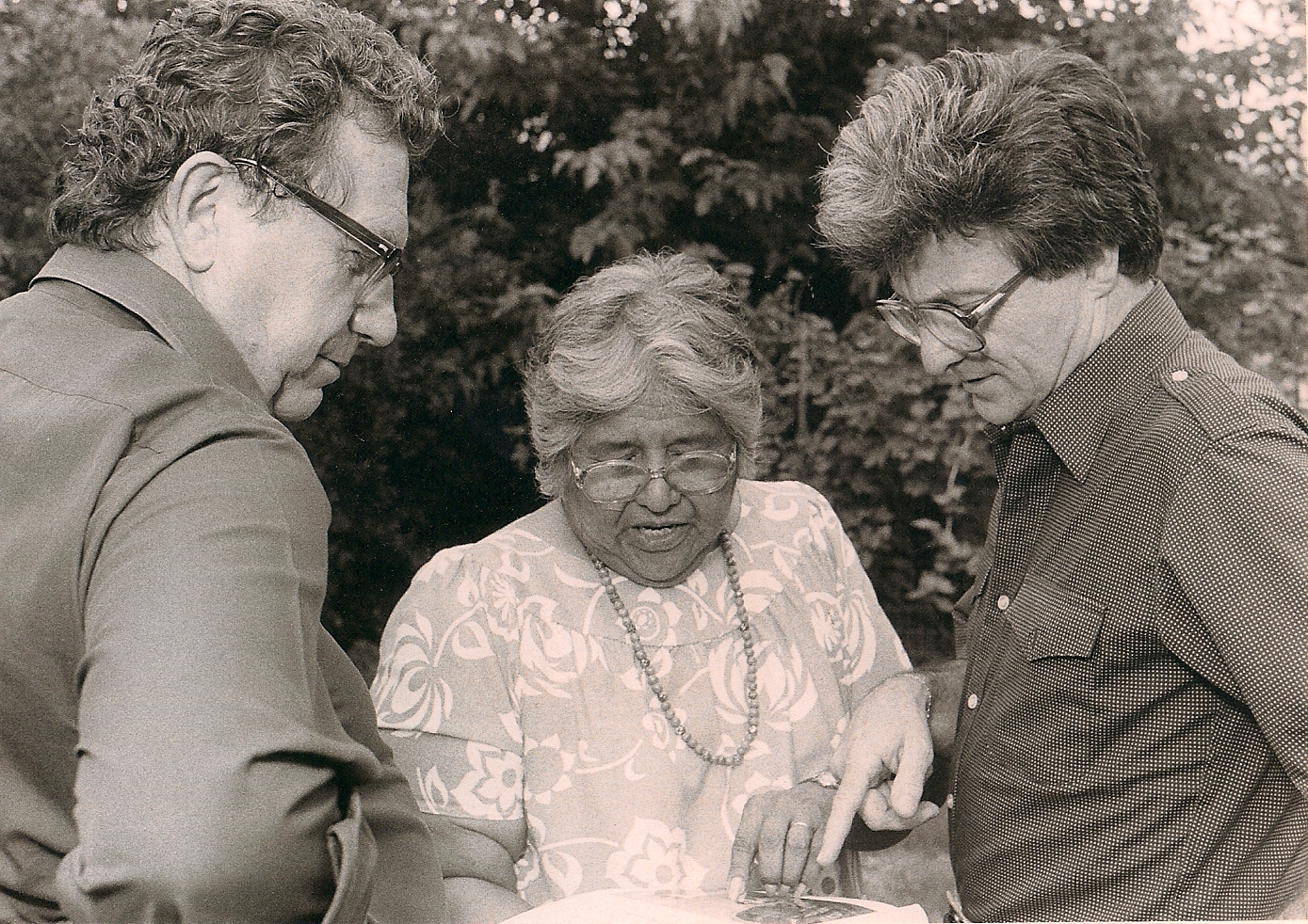 Author Harry Lawton (left)