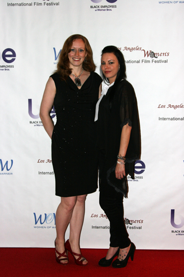 Gwydhar Gebien and Amy Karen at the LA Women's FIlm Festival