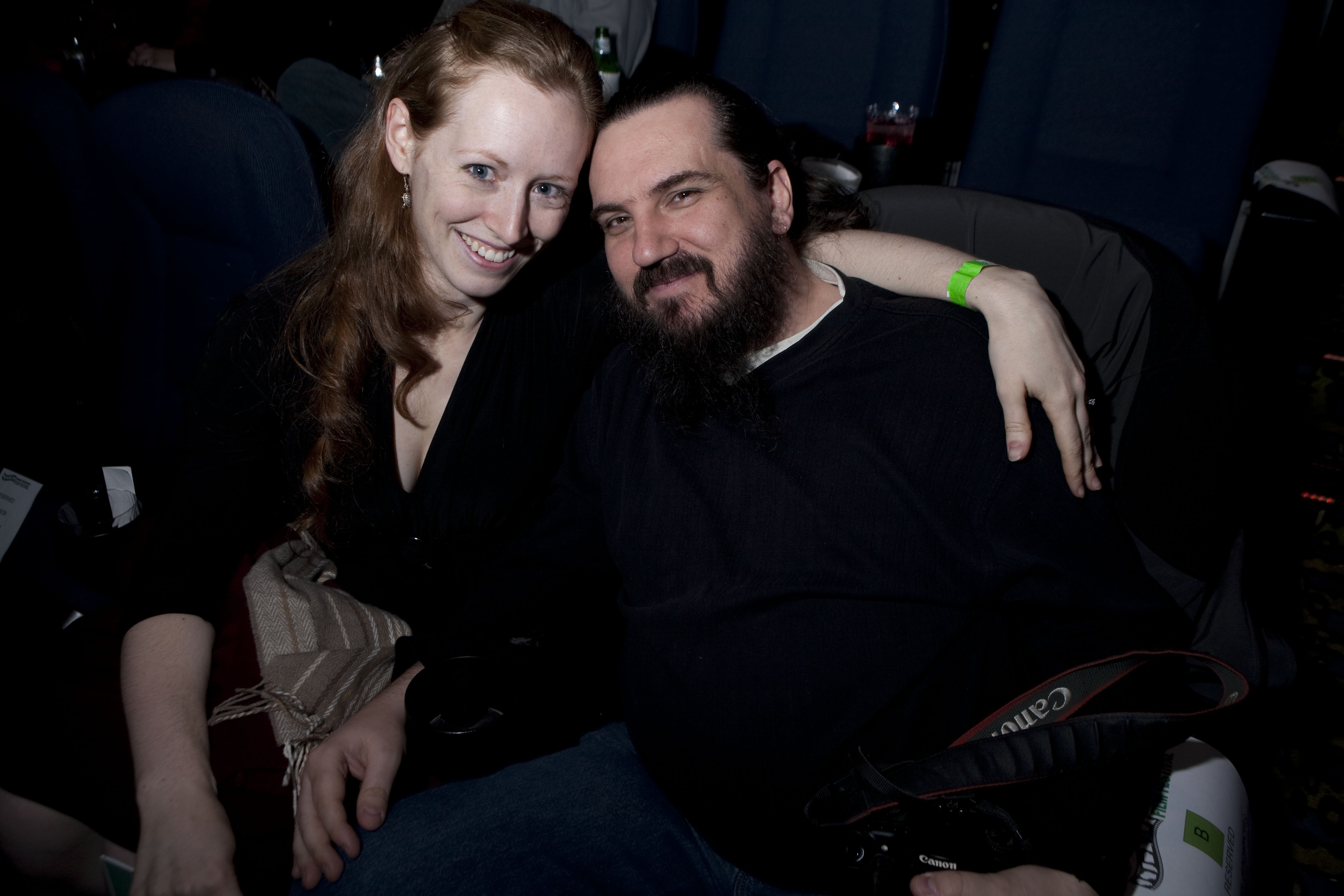 Gwydhar and Danellyn at Midwest Film Festival 2010.