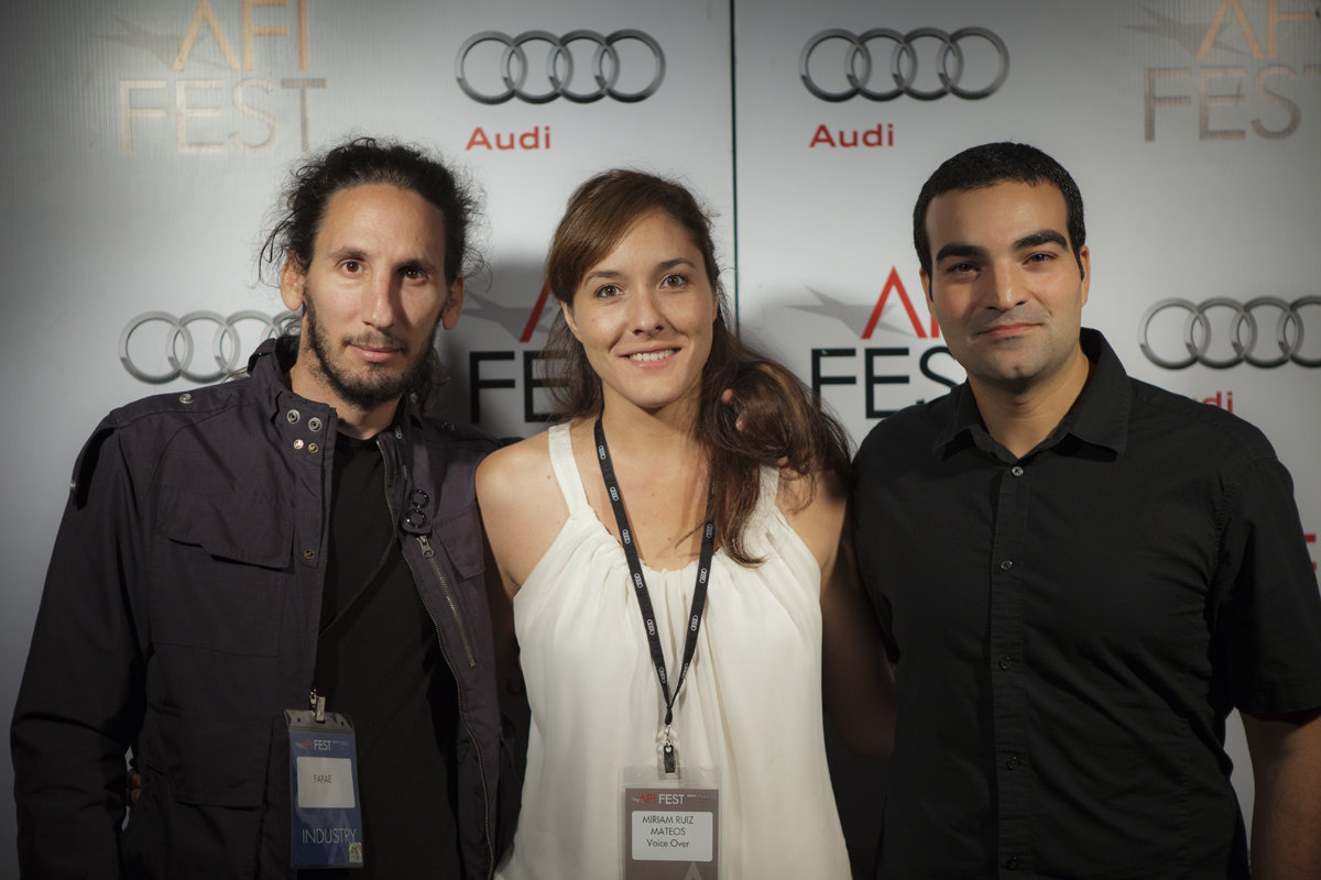 José Villalobos, Miriam Ruiz Mateos and Martín Rosete at AFI FEST 2012