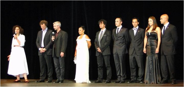 Michael Rowe, Monica del Carmen, Gustavo Sanchez Parra, Edher Campos, Luis Salinas, Rodrigo Bello Noble and Teresa Ruiz at an event of Leap Year held at the Quinzaine des Realisateurs during the 63rd Annual International Cannes Film Festival on May 19, 20