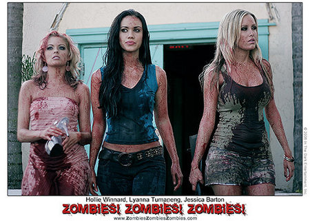 Hollie Winnard, Lyanna Tumaneng and Jessica Barton in Zombies! Zombies! Zombies! (2008)
