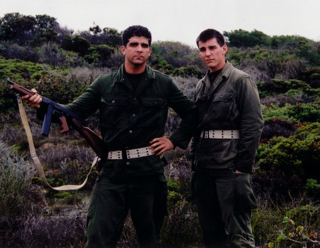 Sgt. Jake Lombardi (Frank Carlopio) and Sgt. Peter Neil (Gary Ambrosia) in 'The Angels Of Death Island'.