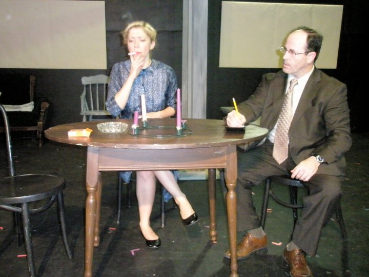 performing in 'Knock' at Gallery Players NY for the One Act Festival.