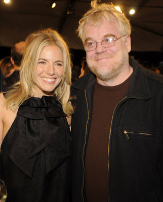 Philip Seymour Hoffman and Sienna Miller