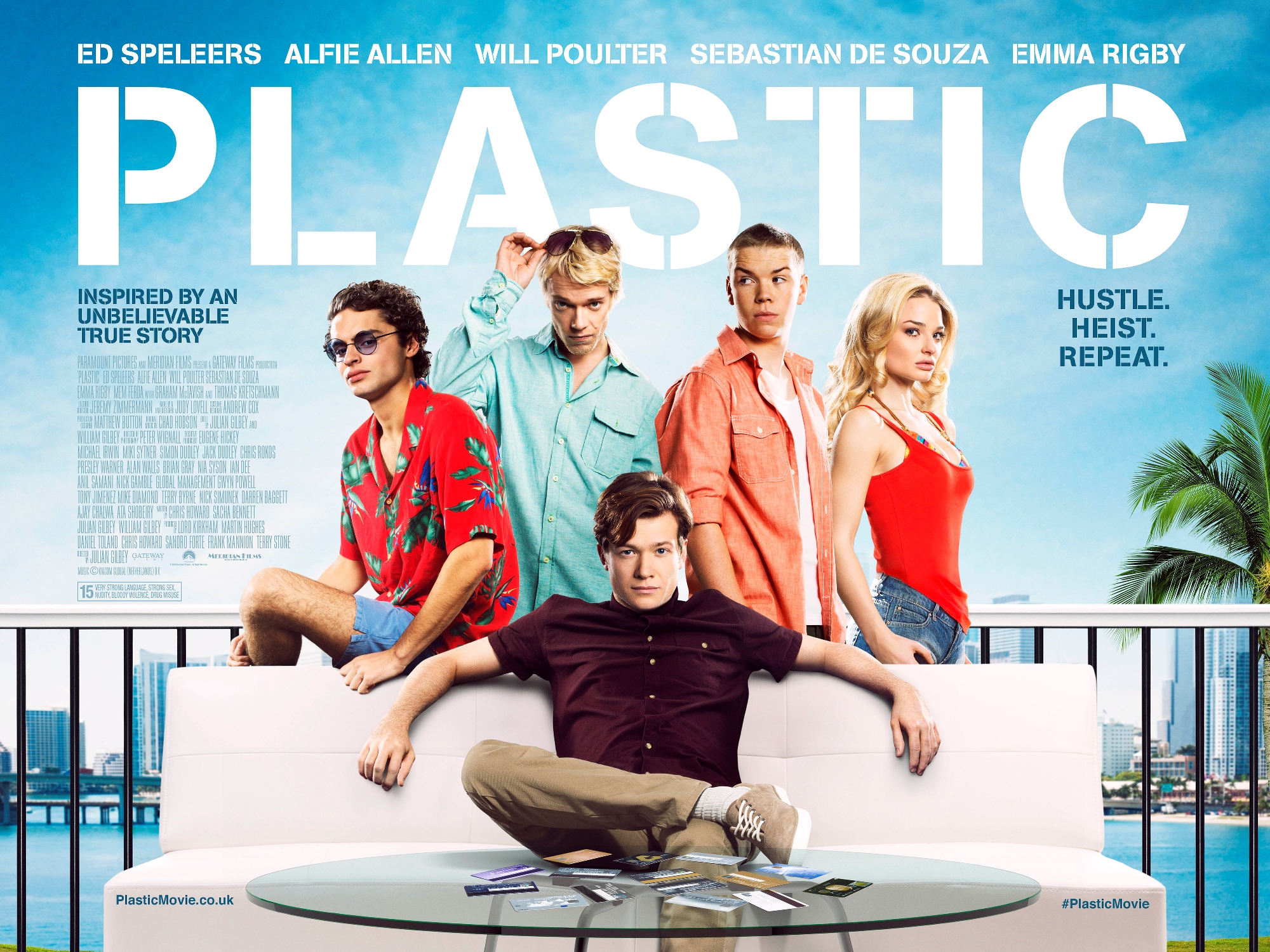 Alfie Allen, Ed Speleers, Emma Rigby, Will Poulter and Sebastian De Souza in Plastic (2014)