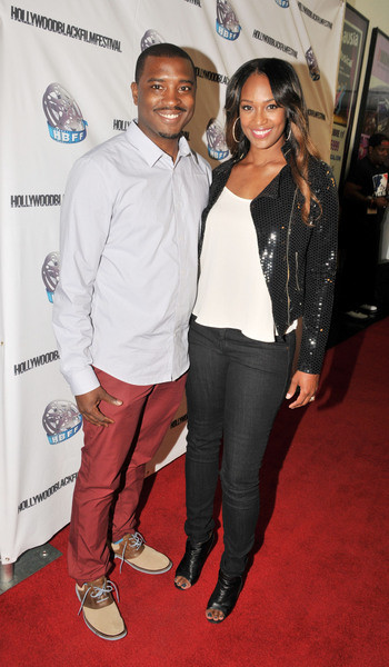 With wife Kam Horne at the 2013 Hollywood Black Film Festival Premiere of Free.Lunch