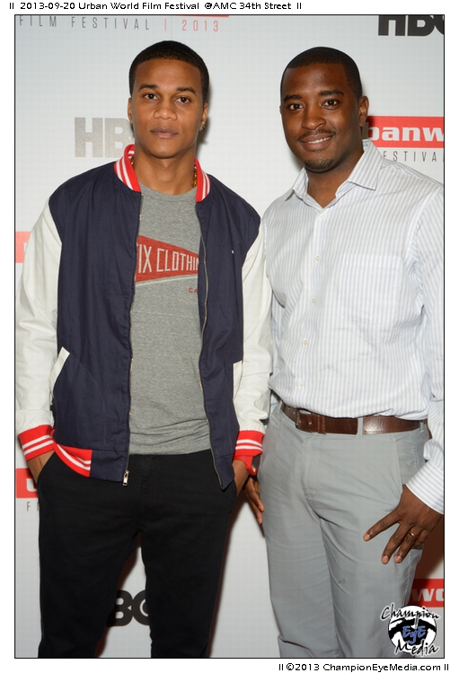 Cory Hardrict and Ricky.Horne.Jr. at the 2013 HBO/BET Urbanworld Film Festival in NYC.