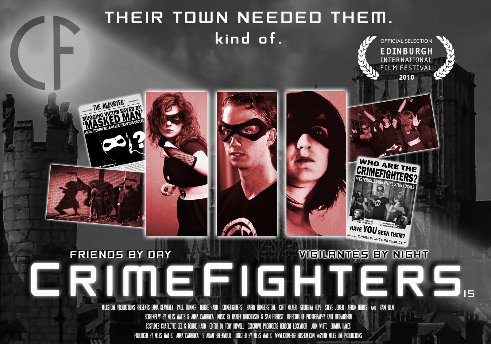 CRIMEFIGHTERS: Starring Ryan Hunter as Danny Cage, Emma Keaveney-Roys as Ella, Debbie Hard and Paul Trimmer.