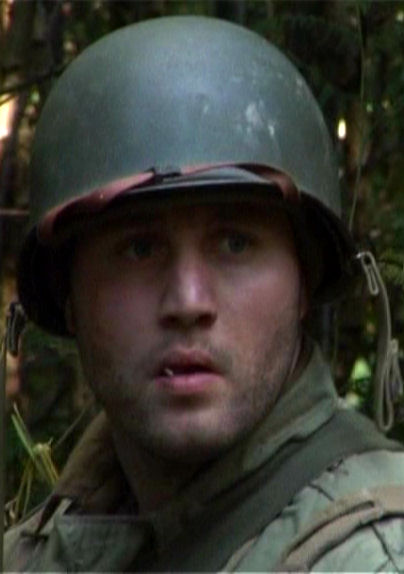 SEE IT THROUGH - FILM STILL: Starring Ryan Hunter as Corporal Eddie O'Keefe.