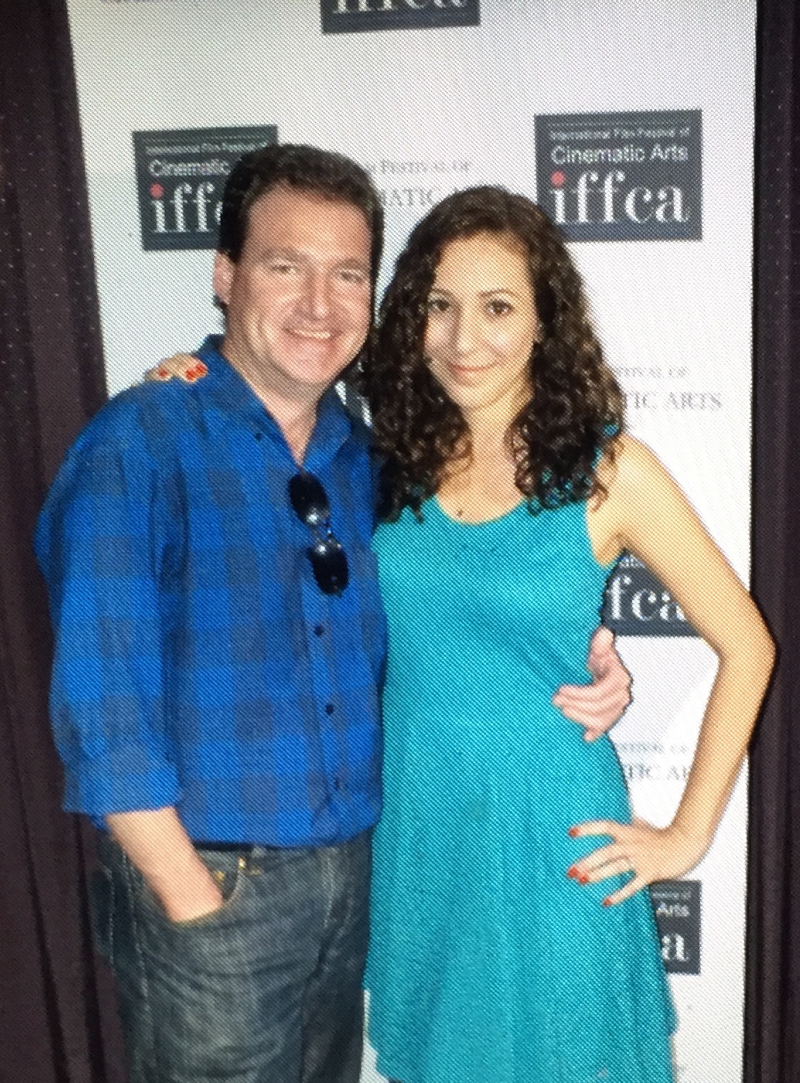 With Elisa Dyann at the IFFCA premiere of 