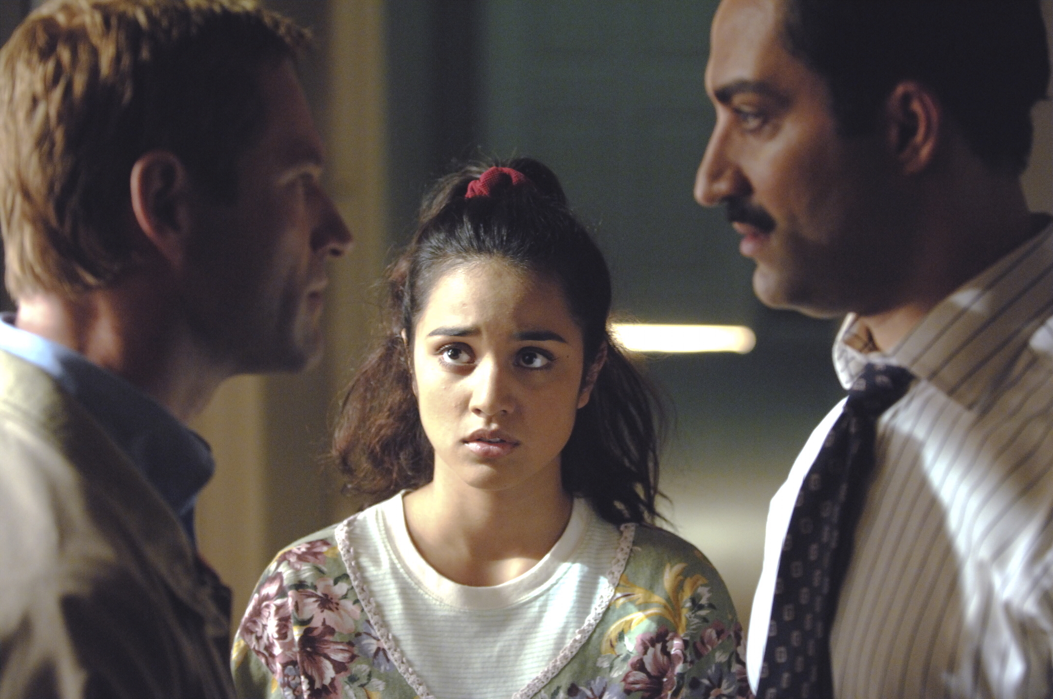 Still of Toni Collette, Aaron Eckhart, Peter Macdissi and Summer Bishil in Nothing Is Private (2007)