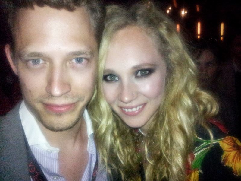 with Juno Temple at the premiere screening of Magic Magic at the Cannes Film Festival