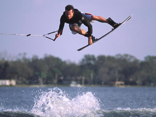 Still of Nick Liam Heaney Wakeboarding in Florida
