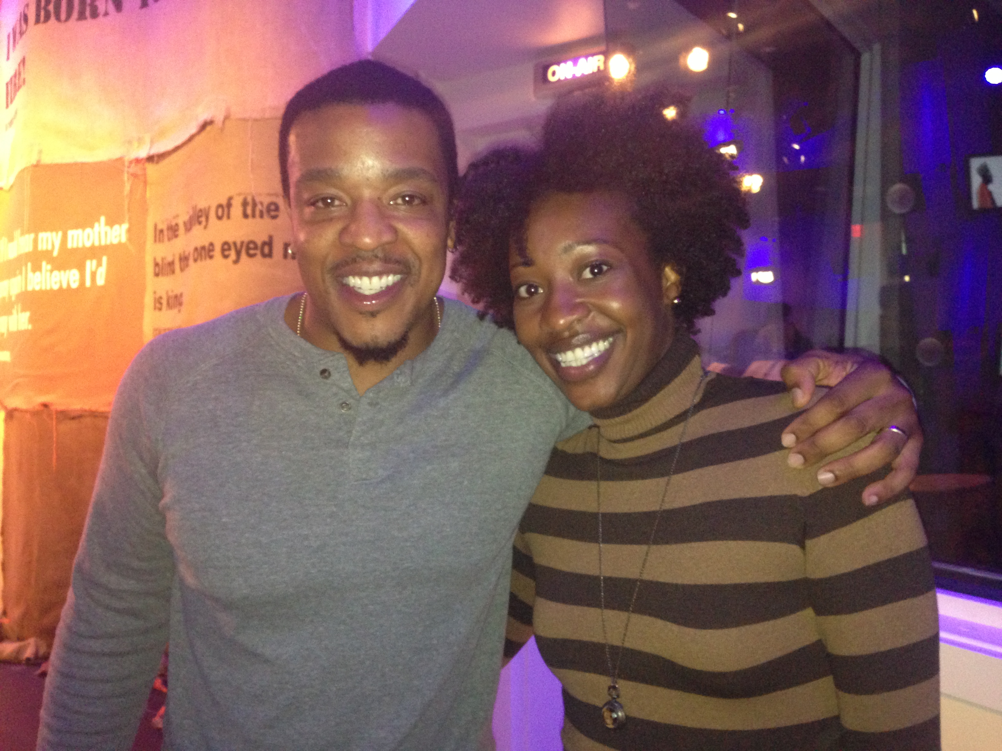 M.Hyman and Russell Hornsby of NBC's Grimm at the August Wilson Cycle Celebration