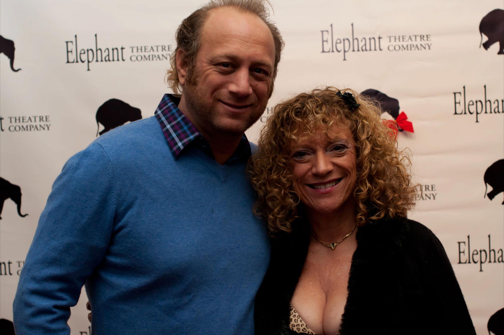 With Scott Krinsky (Chuck's Jeff Barnes) at Elephant Theatre Company's 2013 Season Launch Gala