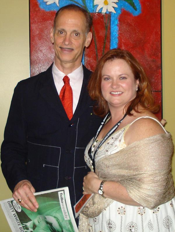 John Waters! I don't remember which film fest this was but I was invited to a special dinner with this fascinating man.