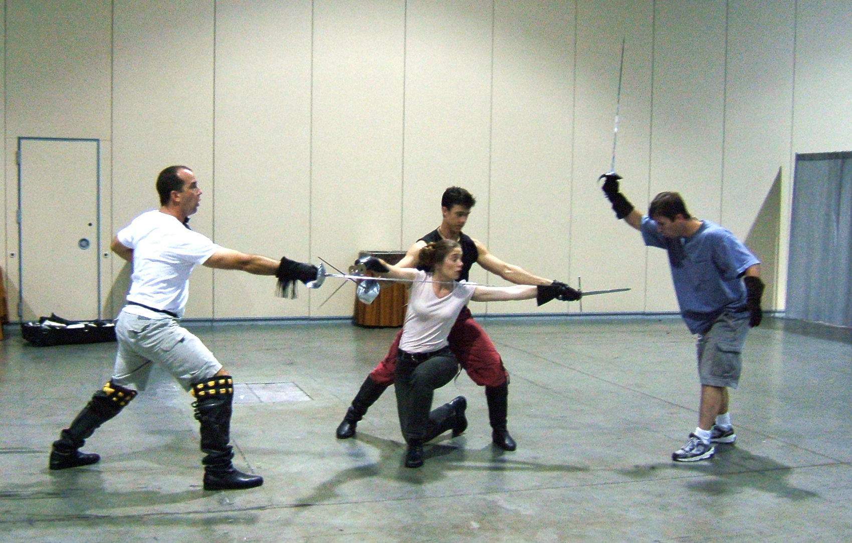 Stunt Sword Rehearsal. Choreography by Mike Mayhall