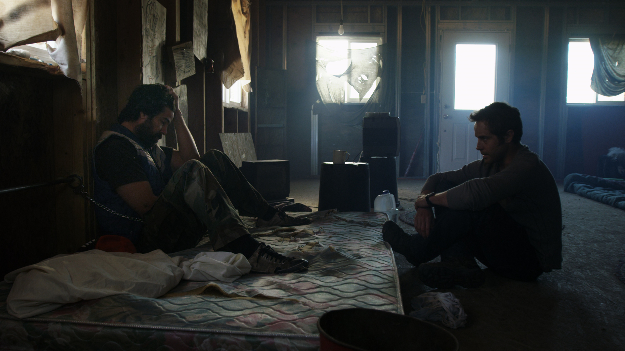 Still of Peter Cilella and Vinny Curran in Resolution (2012)