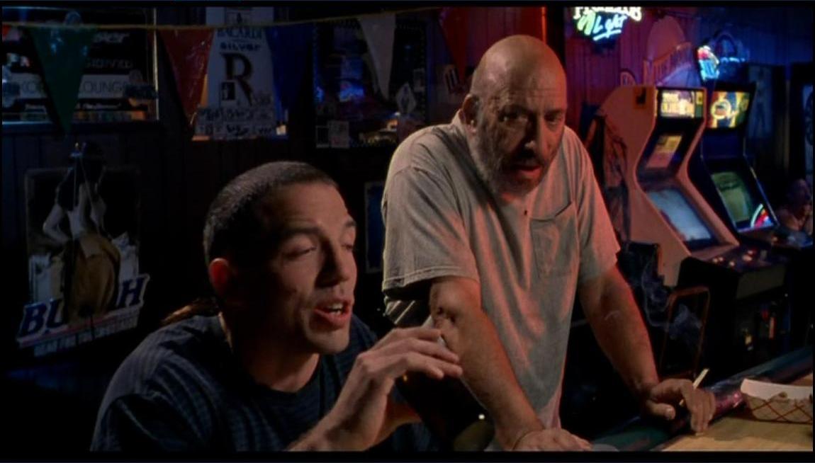 Mel England and Sid Haig in 