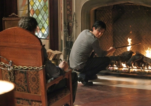 Still of Ian Somerhalder and Taylor Kinney in Vampyro dienorasciai (2009)