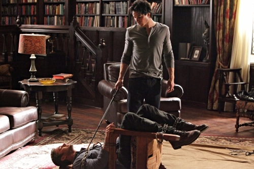 Still of Ian Somerhalder and Taylor Kinney in Vampyro dienorasciai (2009)