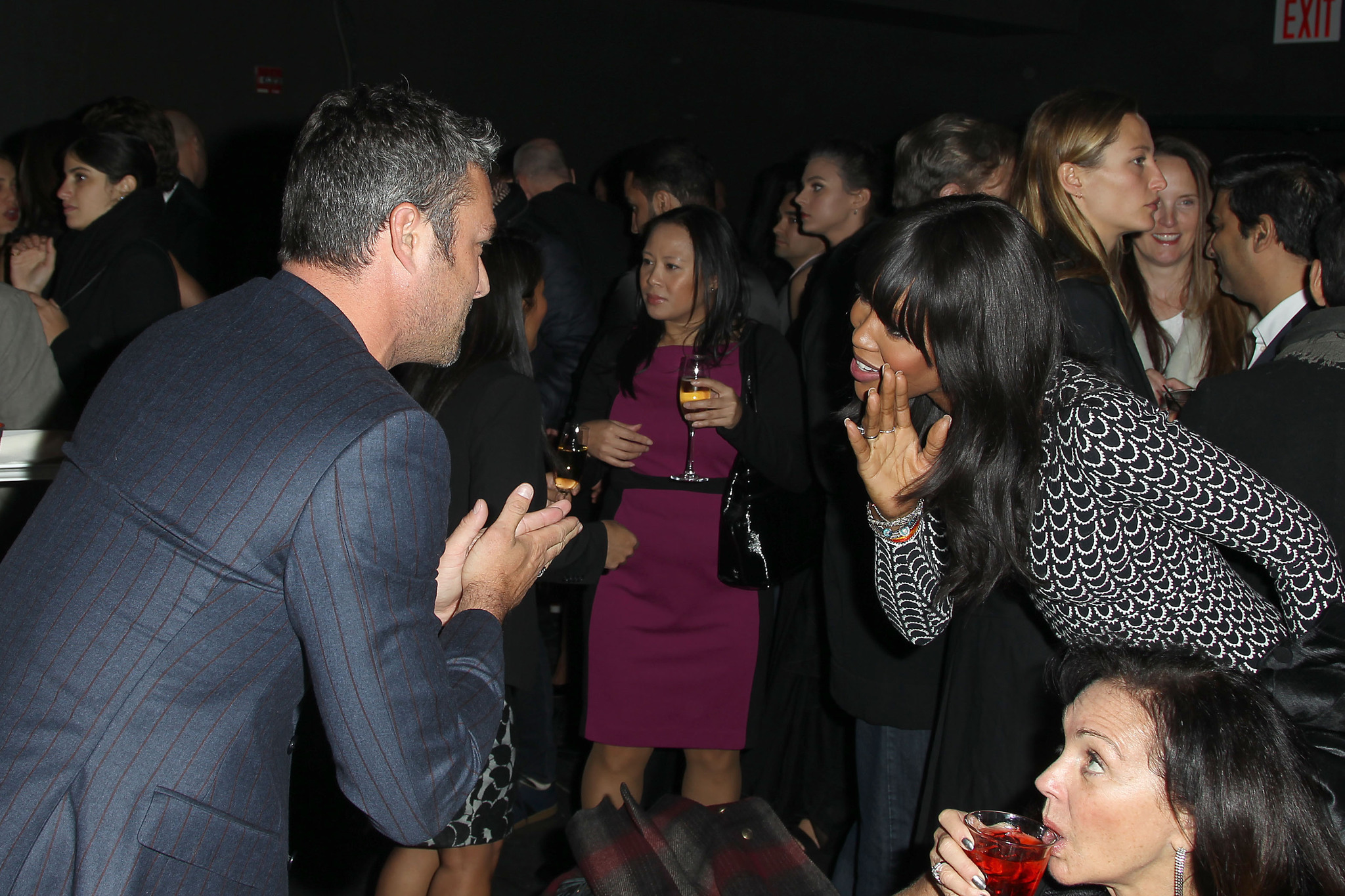 Naomi Campbell and Taylor Kinney at event of Rock the Kasbah (2015)