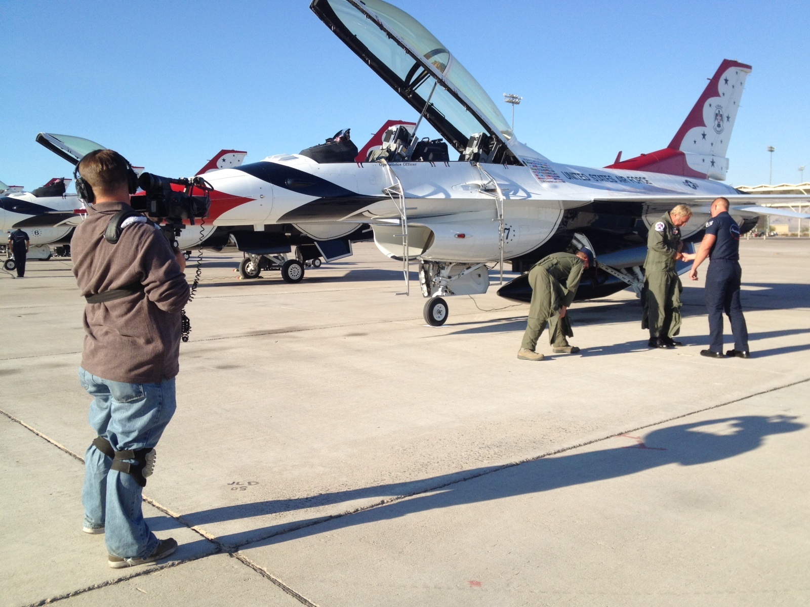 Shooting the Thunderbirds for 