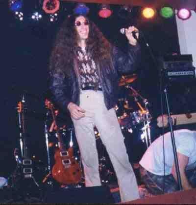 Stewart Brodian appearing onstage as Howard Stern