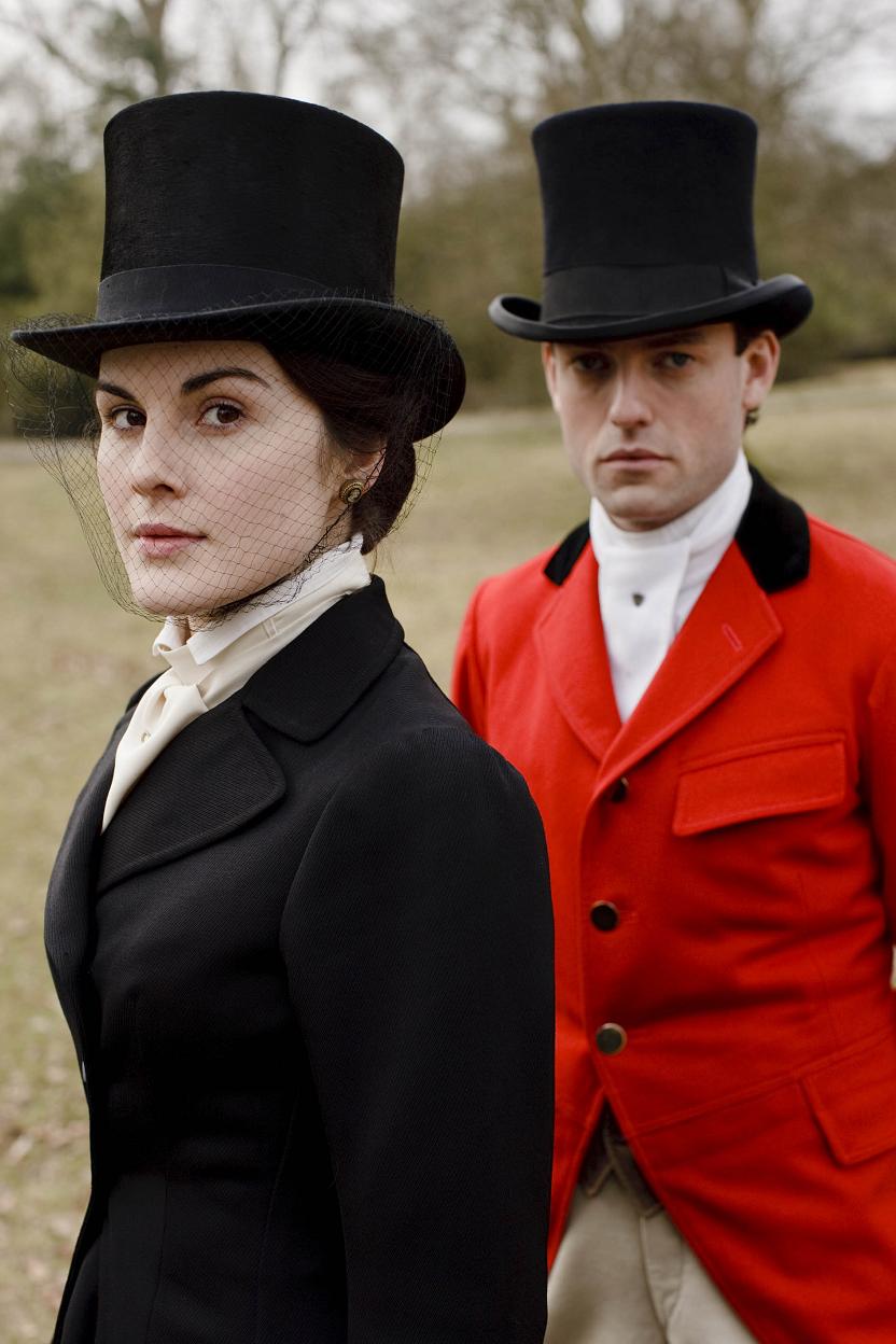 Still of Michelle Dockery and Brendan Patricks in Downton Abbey (2010)