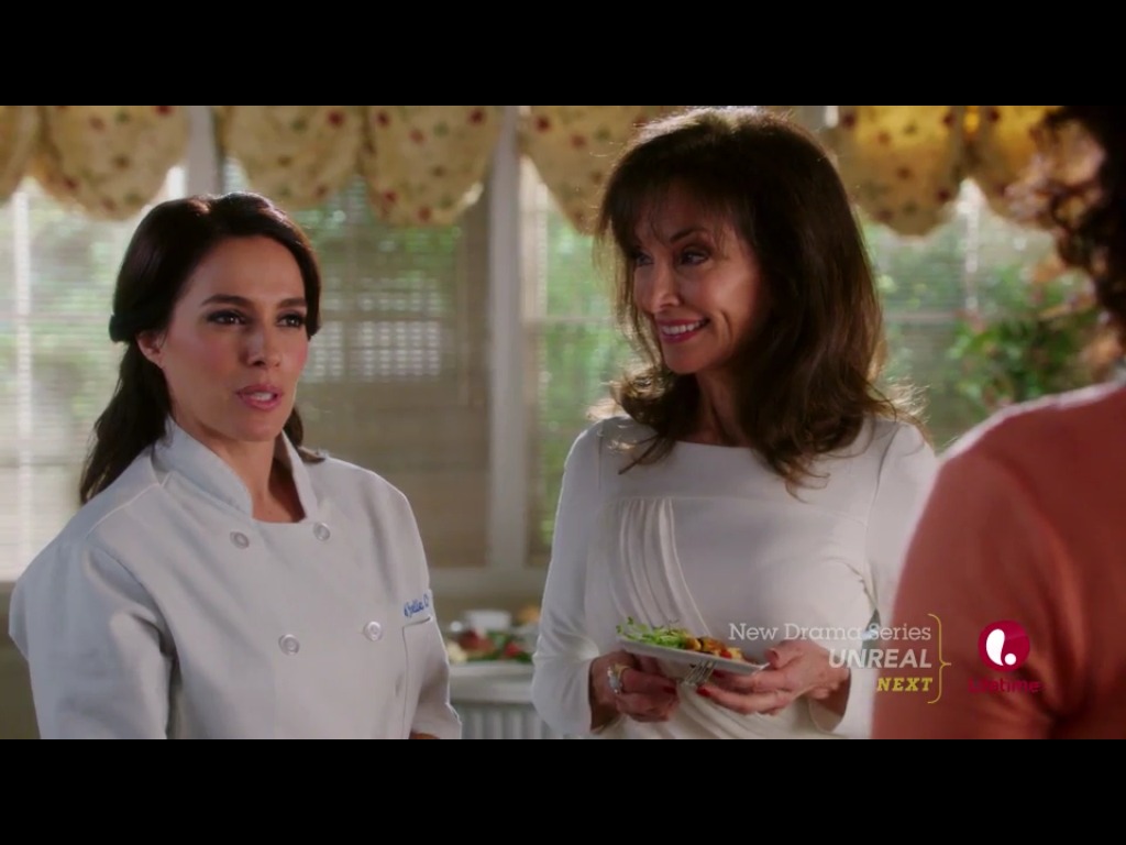 Christina DeRosa alongside Susan Lucci in Devious Maids.