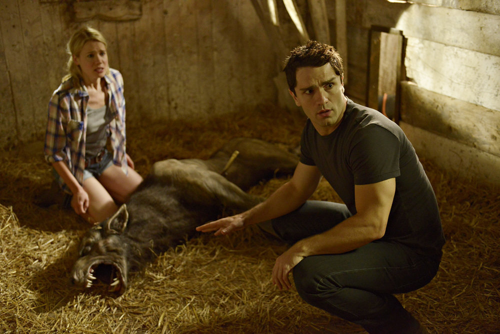 Still of Sam Witwer and Kristen Hager in Being Human (2011)