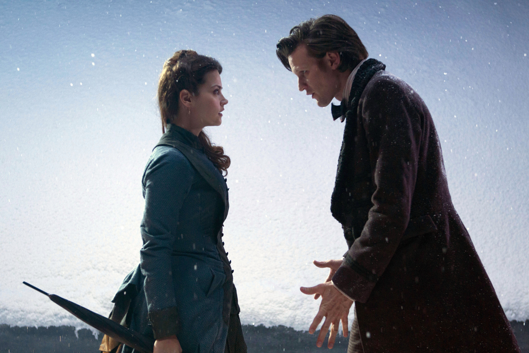 Still of Matt Smith and Jenna Coleman in Doctor Who (2005)