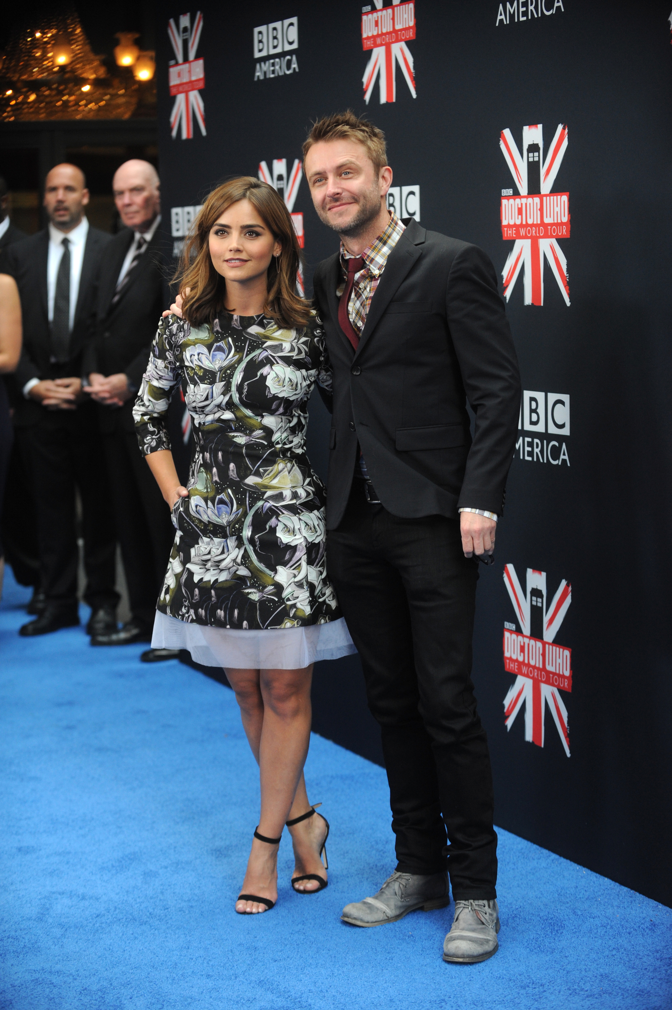 Chris Hardwick and Jenna Coleman at event of Doctor Who (2005)