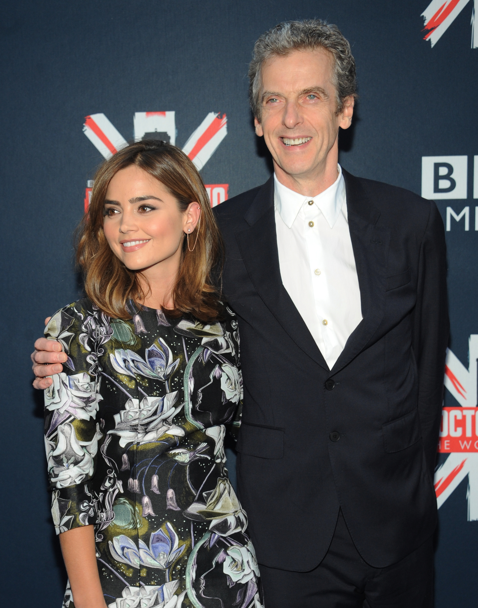 Peter Capaldi and Jenna Coleman at event of Doctor Who (2005)