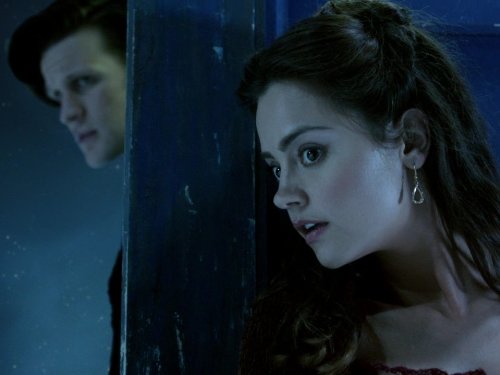 Still of Matt Smith and Jenna Coleman in Doctor Who (2005)