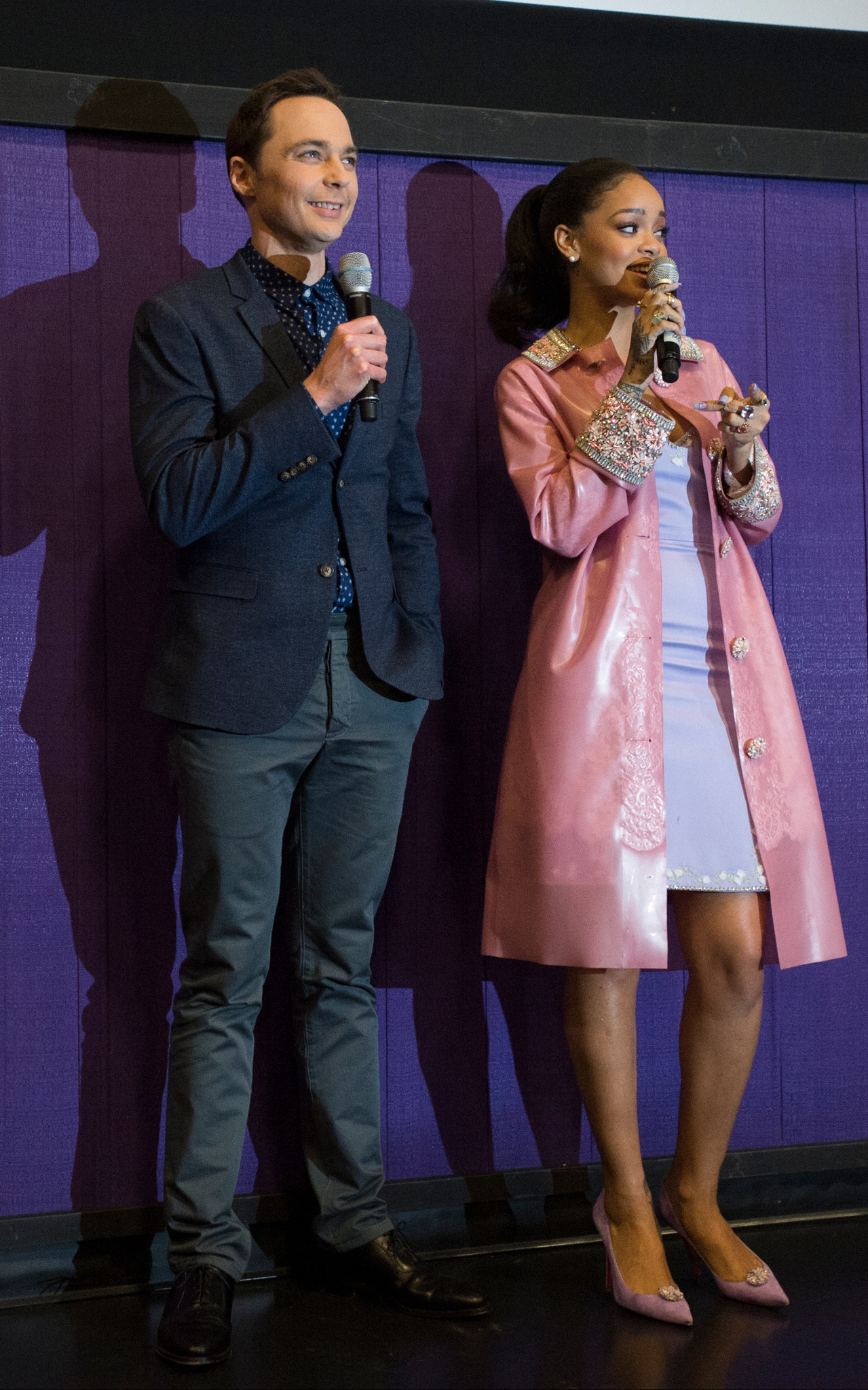 Jim Parsons and Rihanna at event of Namai (2015)